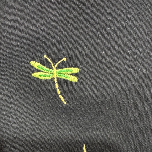 Talbots Dragonfly Shoulder Bag Y2K Mini Purse Black Green Cute - Picture 7 of 8